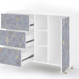 Sideboard - STORYZ - BS2 Golden Smoke - White