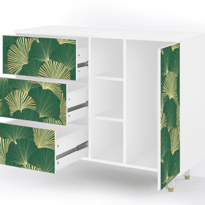 Sideboard - STORYZ - BS2 Gold Ginkgo - White