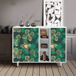 Sideboard - STORYZ - BS2 Green Flower - White
