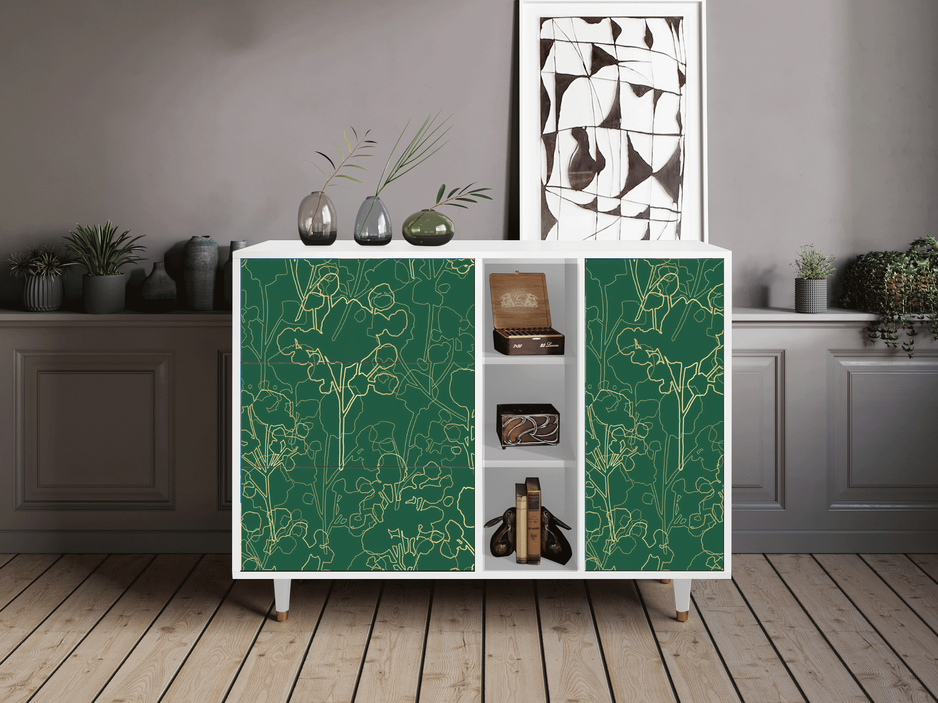 Sideboard - STORYZ - BS2 Emerald Forest - White Sideboard - STORYZ - BS2 Emerald Forest - White