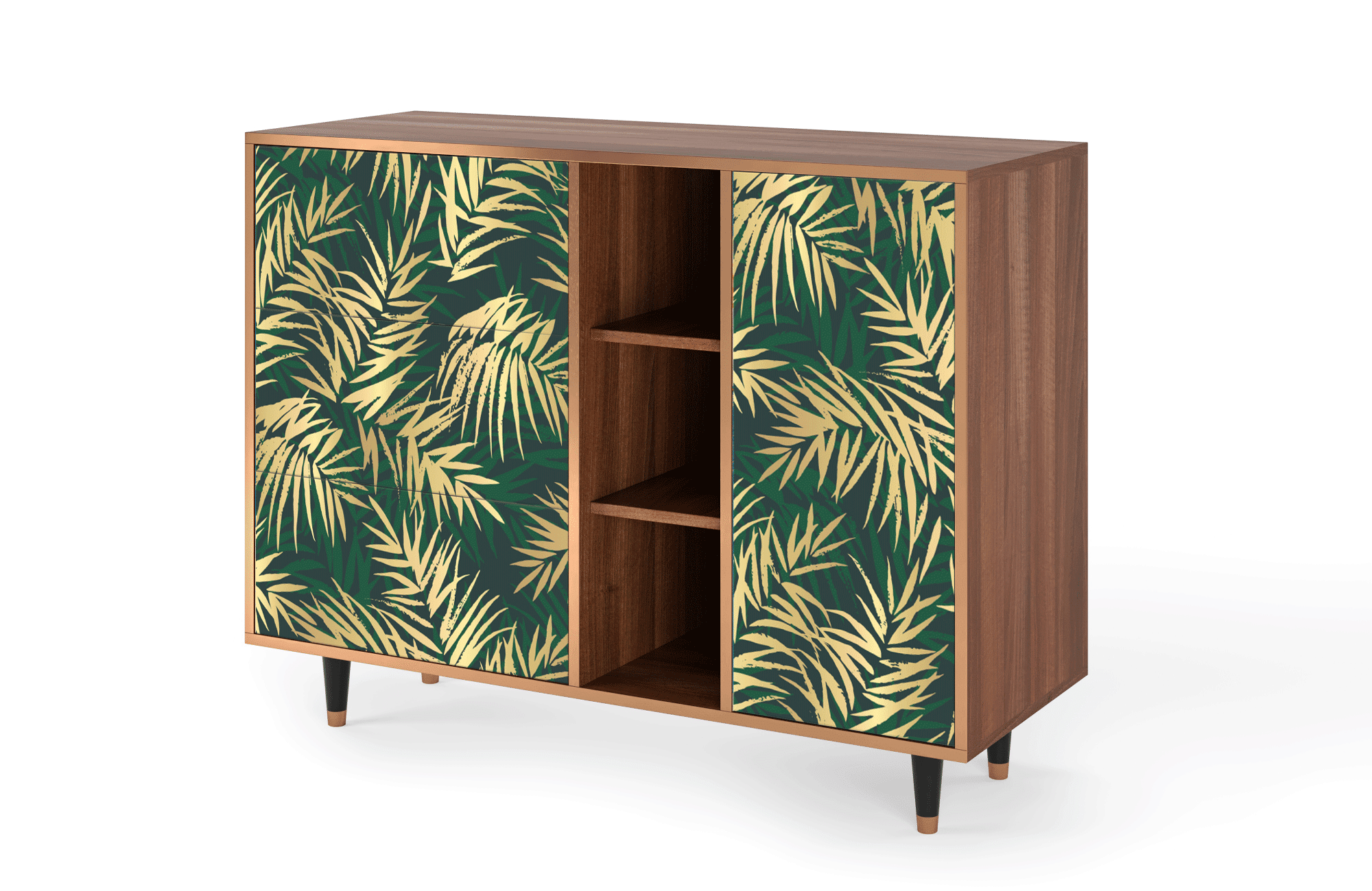 BS2_113_001 Sideboard - STORYZ - BS2 Sunny Palm Tree - Walnut