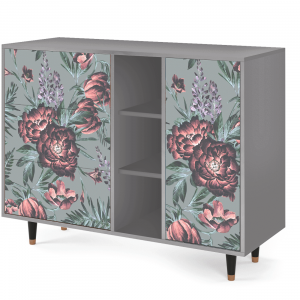 Sideboard - STORYZ - BS2 Light Peonies - Grey