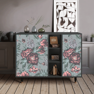 Sideboard - STORYZ - BS2 Light Peonies - Antracite