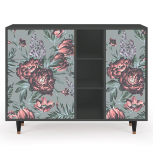 Sideboard - STORYZ - BS2 Light Peonies - Antracite
