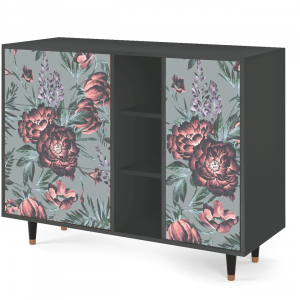 Sideboard - STORYZ - BS2 Light Peonies - Antracite