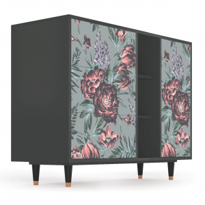 Sideboard - STORYZ - BS2 Light Peonies - Antracite
