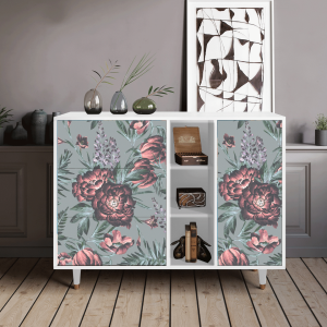 Sideboard - STORYZ - BS2 Light Peonies - White