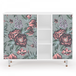 Sideboard - STORYZ - BS2 Light Peonies - White