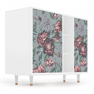 Sideboard - STORYZ - BS2 Light Peonies - White