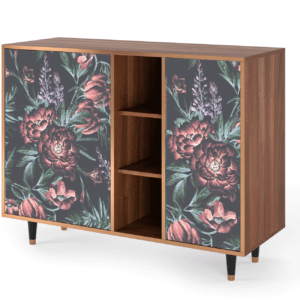 Sideboard - STORYZ - BS2 Dark Peonies - Walnut