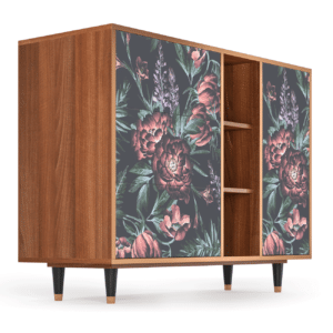Sideboard - STORYZ - BS2 Dark Peonies - Walnut