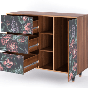 Sideboard - STORYZ - BS2 Dark Peonies - Walnut