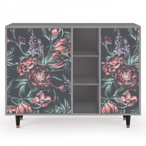 Sideboard - STORYZ - BS2 Dark Peonies - Grey