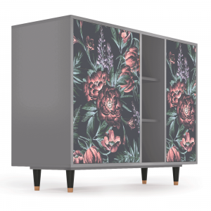 Sideboard - STORYZ - BS2 Dark Peonies - Grey