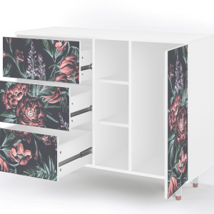 Sideboard - STORYZ - BS2 Dark Peonies - White