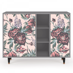Sideboard - STORYZ - BS2 Peach Peonies - Grey