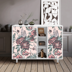Sideboard - STORYZ - BS2 Peach Peonies - White