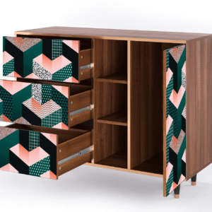 Sideboard - STORYZ - BS2 Geometric Madness - Walnut