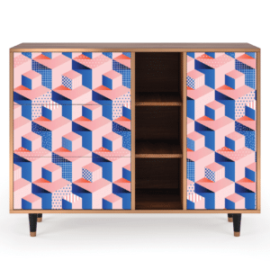 Sideboard - STORYZ - BS2 Pinky Squares - Walnut