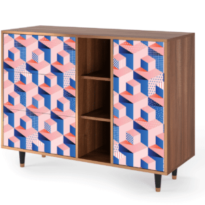 Sideboard - STORYZ - BS2 Pinky Squares - Walnut