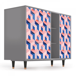 Sideboard - STORYZ - BS2 Pinky Squares - Grey