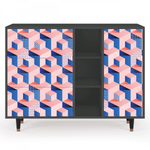 Sideboard - STORYZ - BS2 Pinky Squares - Antracite