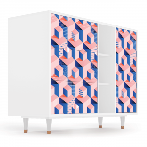 Sideboard - STORYZ - BS2 Pinky Squares - White