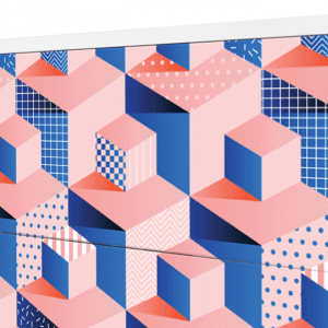 Sideboard - STORYZ - BS2 Pinky Squares - White