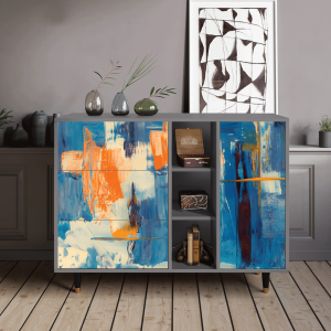 Sideboard - STORYZ - BS2 Abstract Expressionism - Grey