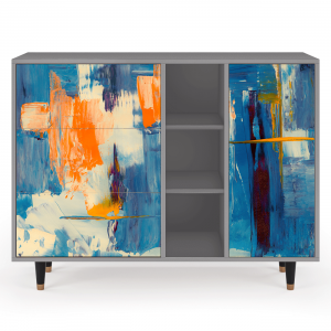 Sideboard - STORYZ - BS2 Abstract Expressionism - Grey