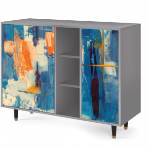 Sideboard - STORYZ - BS2 Abstract Expressionism - Grey