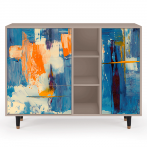Sideboard - STORYZ - BS2 Abstract Expressionism - Latte