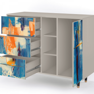 Sideboard - STORYZ - BS2 Abstract Expressionism - Sand
