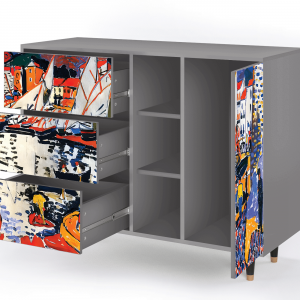 Sideboard - STORYZ - BS2 Le Séchage des voiles  - Grey