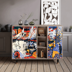 Sideboard - STORYZ - BS2 Le Séchage des voiles  - Latte