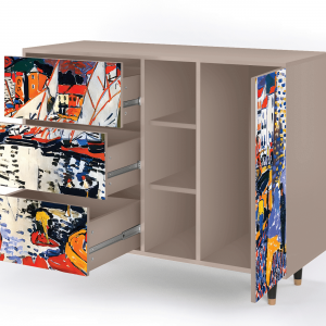 Sideboard - STORYZ - BS2 Le Séchage des voiles  - Latte