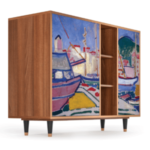 Sideboard - STORYZ - BS2 The Port of Collioure
 - Walnut