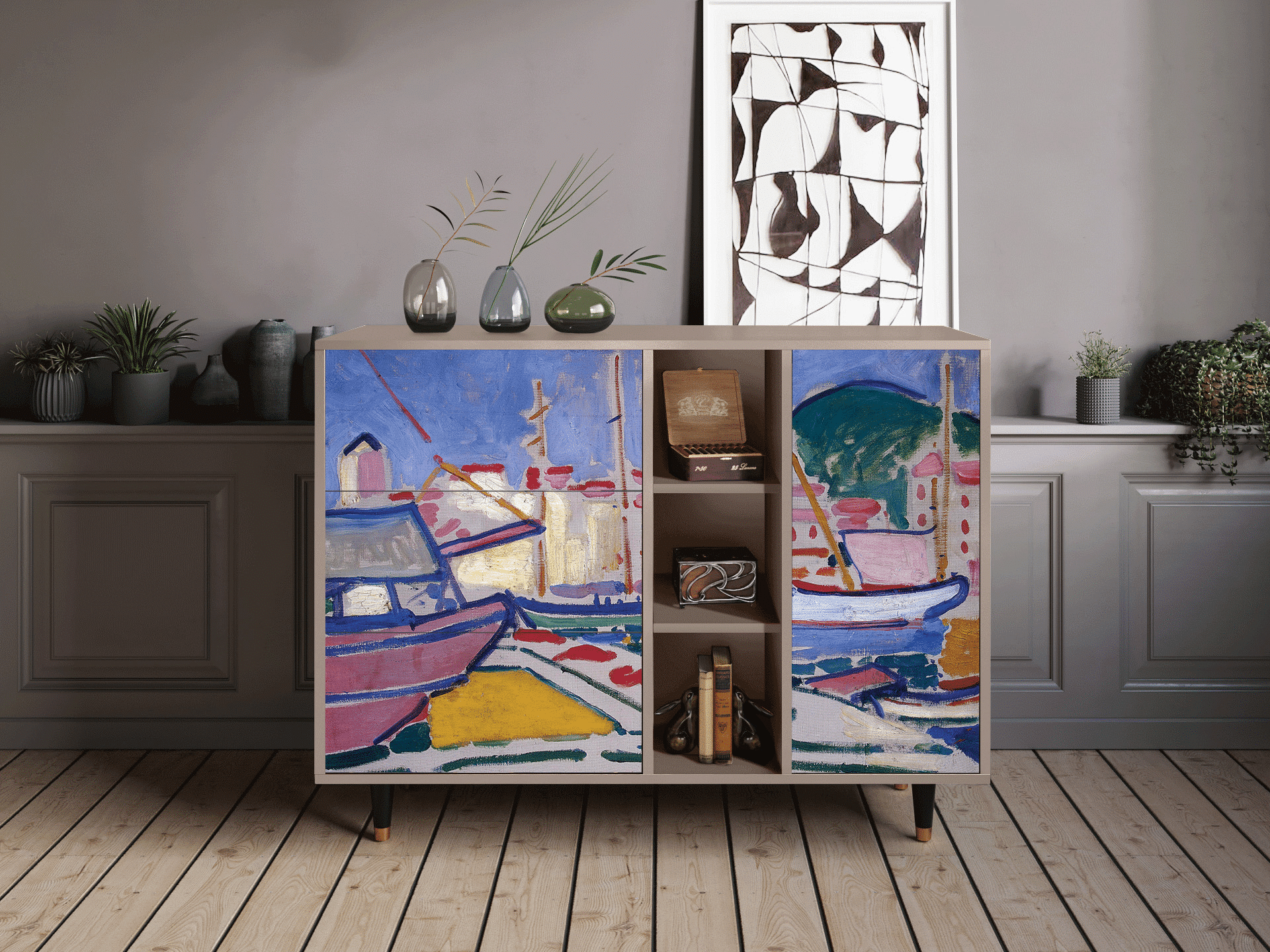 Sideboard - STORYZ - BS2 The Port of Collioure
- Latte Sideboard - STORYZ - BS2 The Port of Collioure
- Latte
