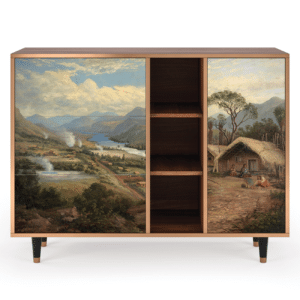 Sideboard - STORYZ - BS2 View Across the Plains  - Walnut