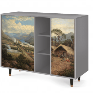 Sideboard - STORYZ - BS2 View Across the Plains  - Grey