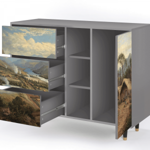 Sideboard - STORYZ - BS2 View Across the Plains  - Grey