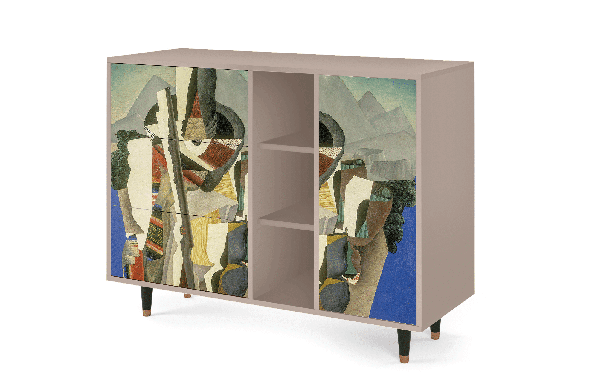 BS2_143_004 Sideboard - STORYZ - BS2 The Cubist Paintings - Latte