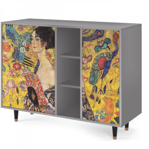 Sideboard - STORYZ - BS2 Lady with Fan by Klimt - Grey