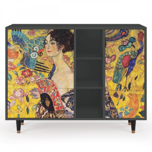 Sideboard - STORYZ - BS2 Lady with Fan by Klimt - Antracite