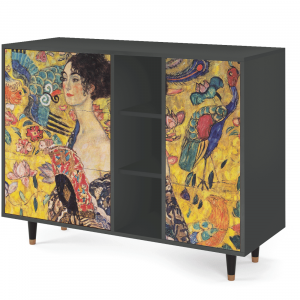 Sideboard - STORYZ - BS2 Lady with Fan by Klimt - Antracite