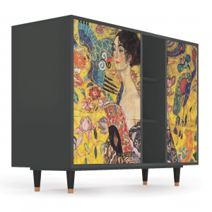 Sideboard - STORYZ - BS2 Lady with Fan by Klimt - Antracite