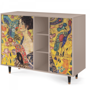 Sideboard - STORYZ - BS2 Lady with Fan by Klimt - Latte