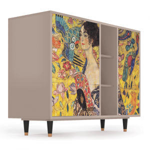Sideboard - STORYZ - BS2 Lady with Fan by Klimt - Latte