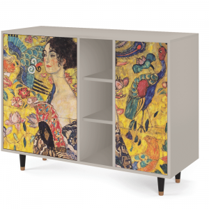 Sideboard - STORYZ - BS2 Lady with Fan by Klimt - Sand