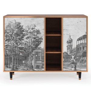 Sideboard - STORYZ - BS2 View of the Piazza - Walnut